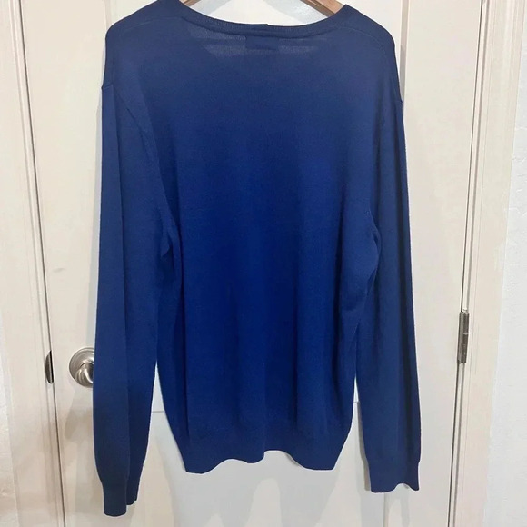 Men’s Dark Blue Banana Republic 100% merino wool sweater size XL - Picture 4 of 5